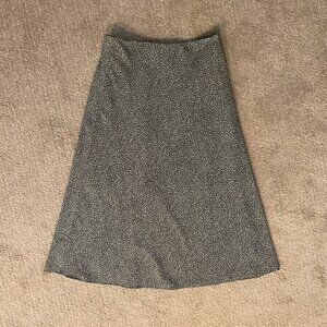 OLIVE Yuha Animal Print Skirt, Sage (M) NWOT